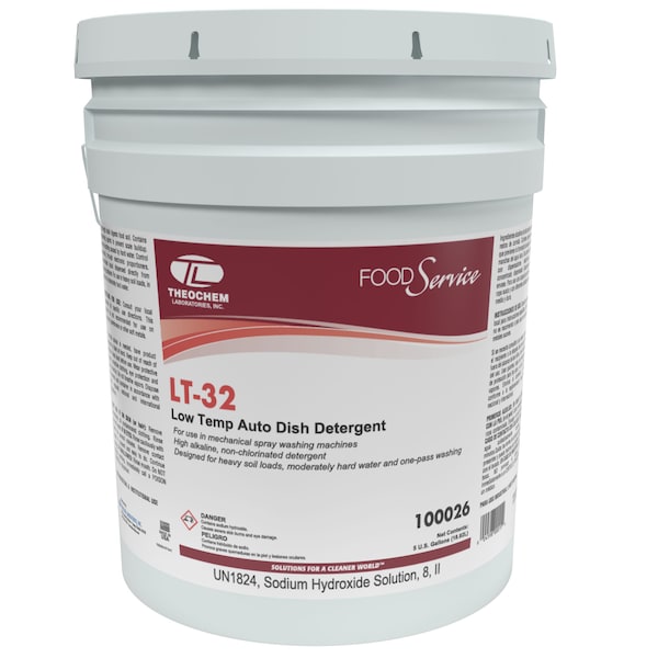 Theochem LT 32 - 5 GL PAIL, Machine Dishwashing Liquid 100026-99990-1P - main
